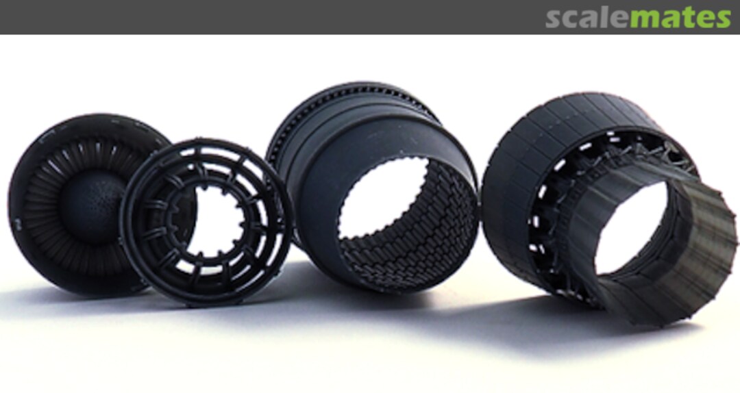 Boxart Sukhoi Su-27 afterburner inner nozzle 225 Tecnikit Boxart Sukhoi Su-27 afterburner inner nozzle 225 Tecnikit