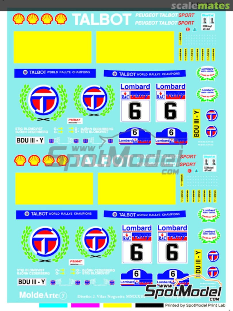Boxart Talbot Lotus #6 PLB2-209098 Print Lab Decals Boxart Talbot Lotus #6 PLB2-209098 Print Lab Decals