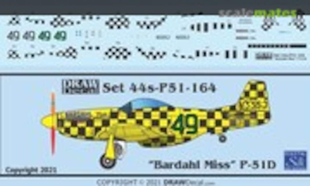 1:144 “Bardahl Miss” P-51D N335J (Draw Decal 44-P51-164) 44-P51-164