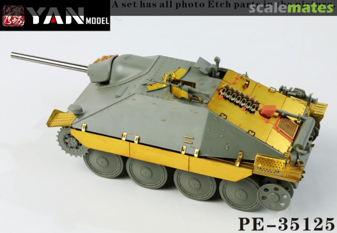 Boxart German Jagdpanzer 38(t) Hetzer Early Production PE-35125 Yan Model Boxart German Jagdpanzer 38(t) Hetzer Early Production PE-35125 Yan Model