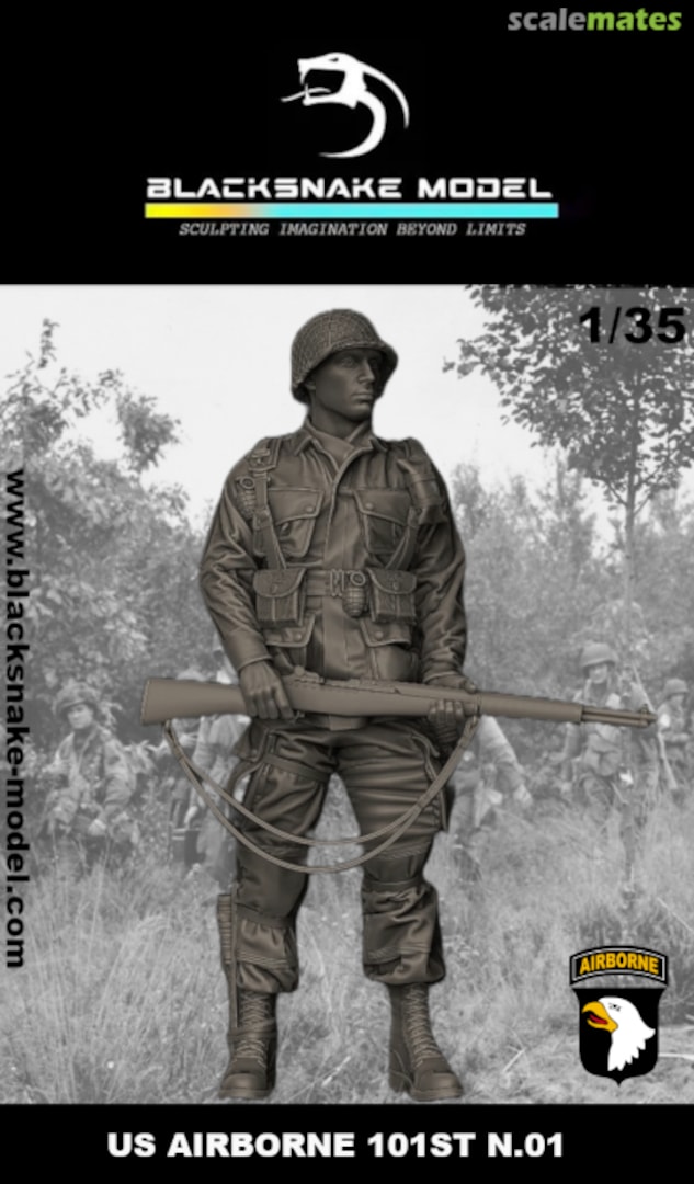 Boxart 101st Airborne Soldier (01) ST_01 BlackSnake Model Boxart 101st Airborne Soldier (01) ST_01 BlackSnake Model