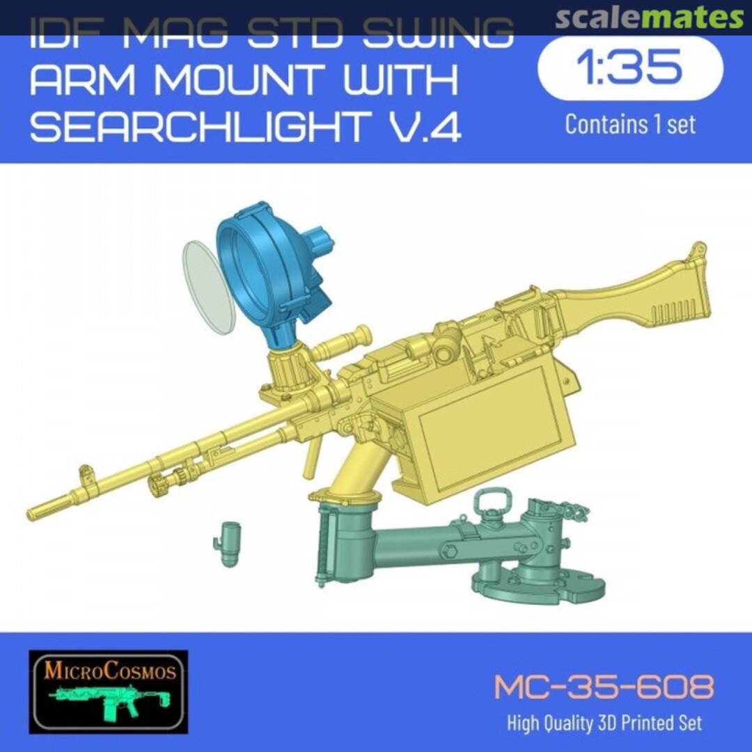 Boxart IDF MAG Std Swing arm mount with searchlight v.4 (lowered version) MC-35-608 3D MicroCosmos Boxart IDF MAG Std Swing arm mount with searchlight v.4 (lowered version) MC-35-608 3D MicroCosmos