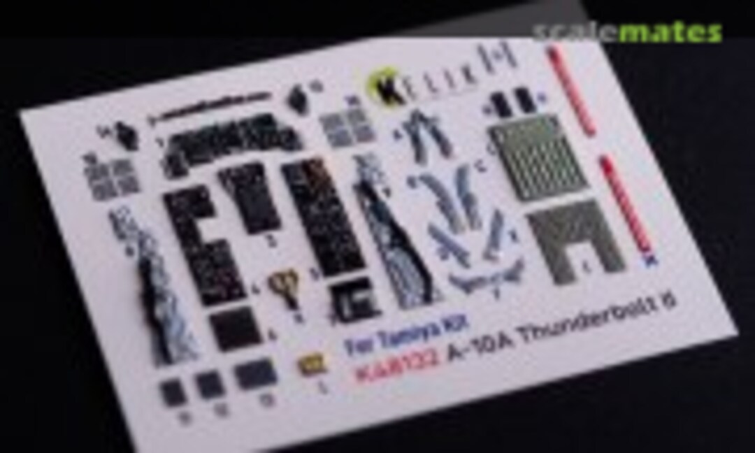 1:48 A-10A interior 3D decals (Kelik K48132) K48132