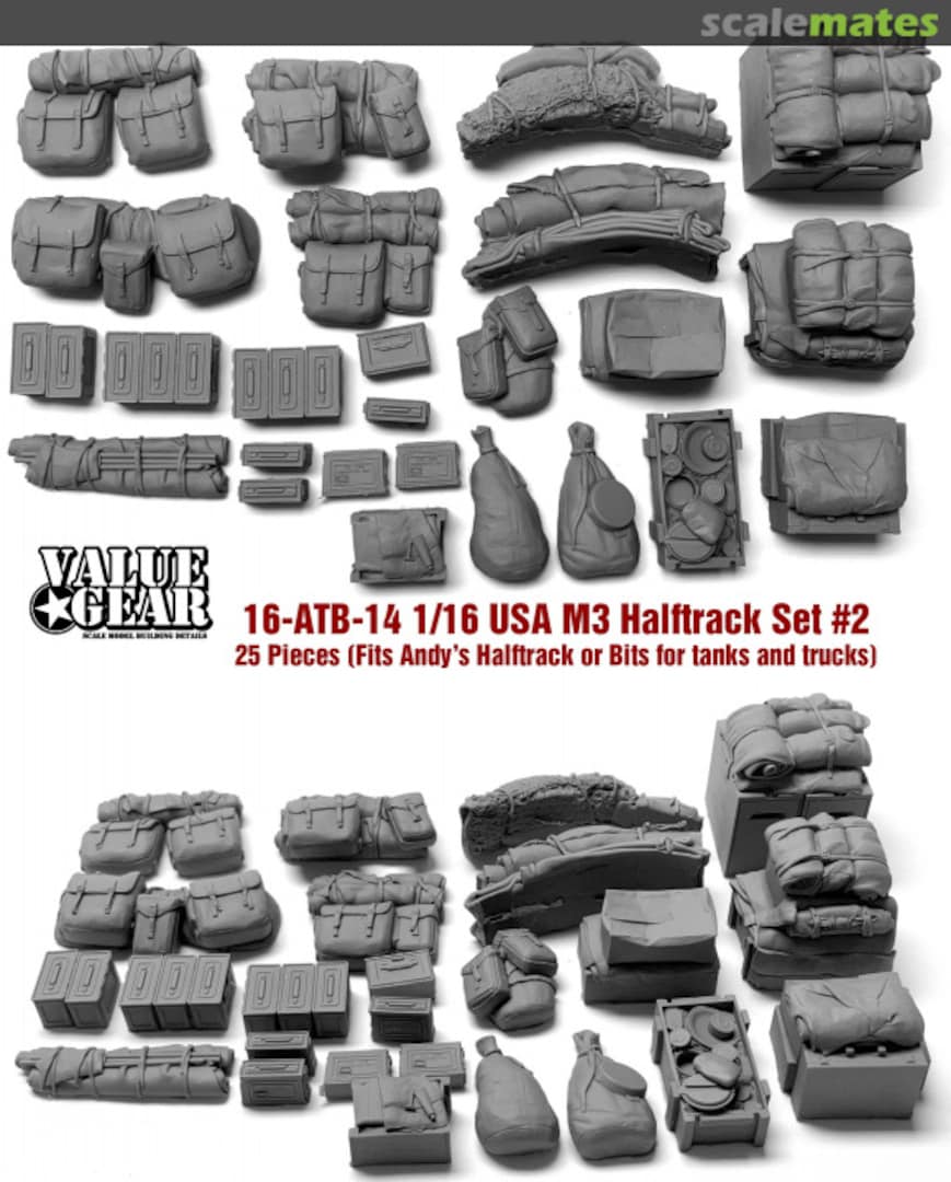 Boxart M3 Halftrack Set #2 16-ATB-14 Value Gear