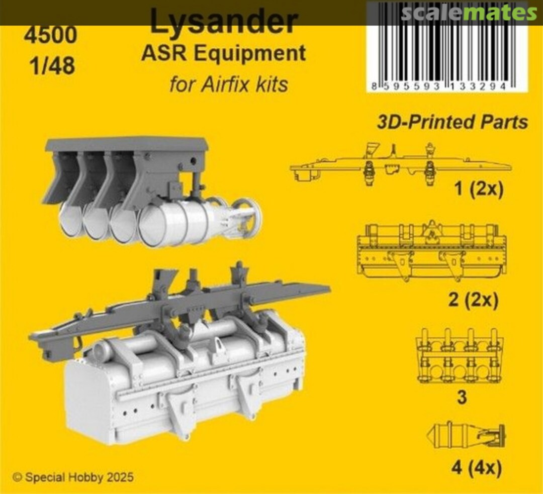 Boxart Lysander ASR Equipment 4500 CMK Boxart Lysander ASR Equipment 4500 CMK