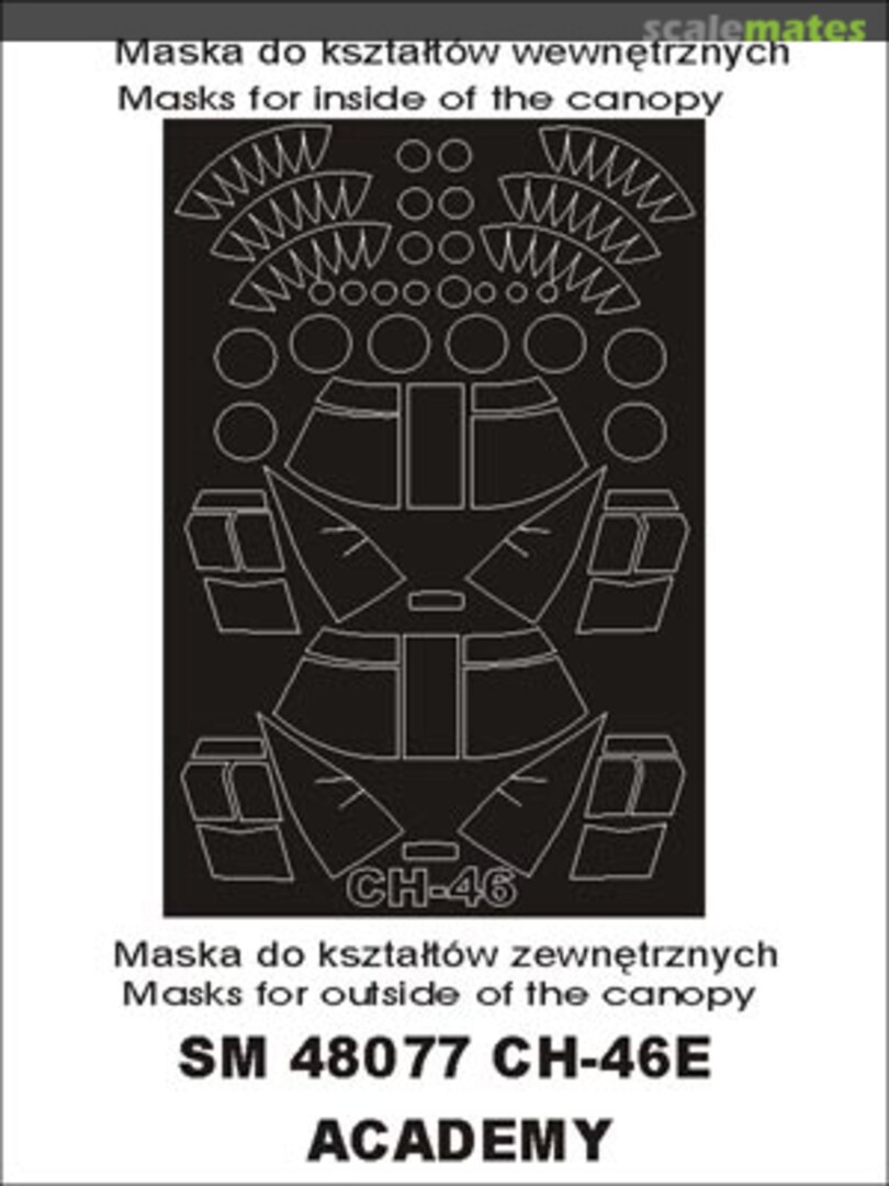 Boxart Boeing CH-46E Sea Knight SM48077 Montex Boxart Boeing CH-46E Sea Knight SM48077 Montex