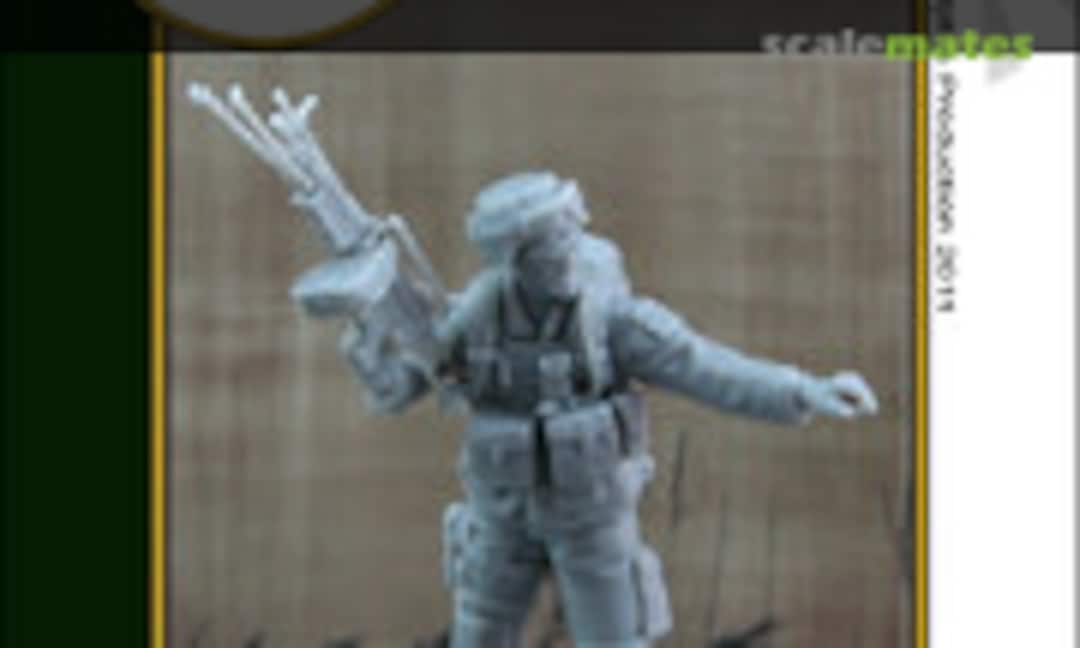 1:35 French Isaf Soldier with Minimi Gun (Djiti's Production 35014) 35014