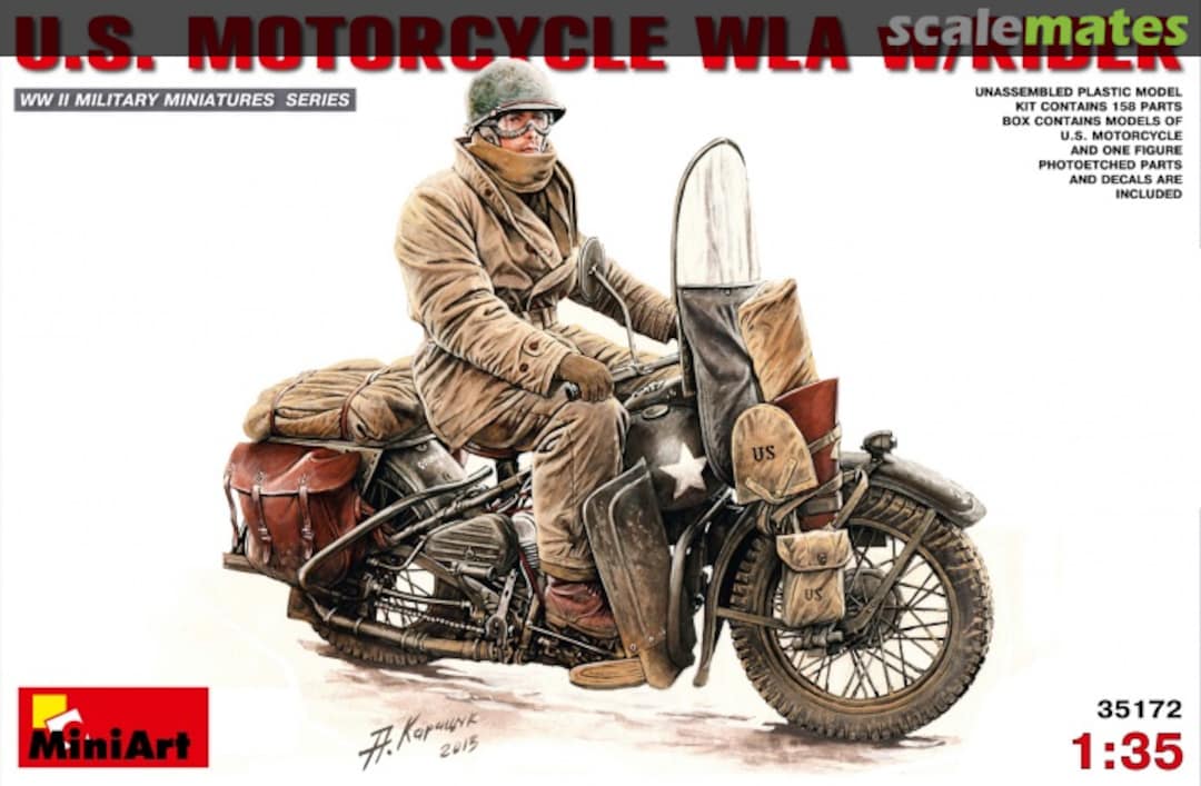 Boxart Motorcycle WLA 35172 MiniArt Boxart Motorcycle WLA 35172 MiniArt