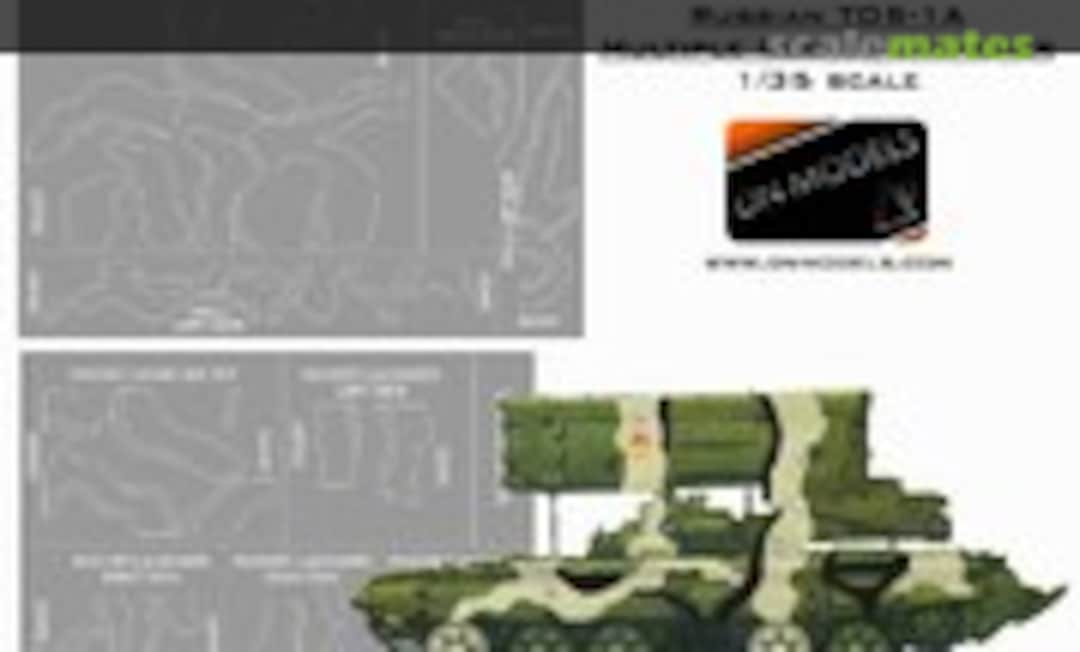 1:35 Paint Masks Set for Russian TOS-1A Rocket Launcher (DN Models 35/827-052) 35/827-052