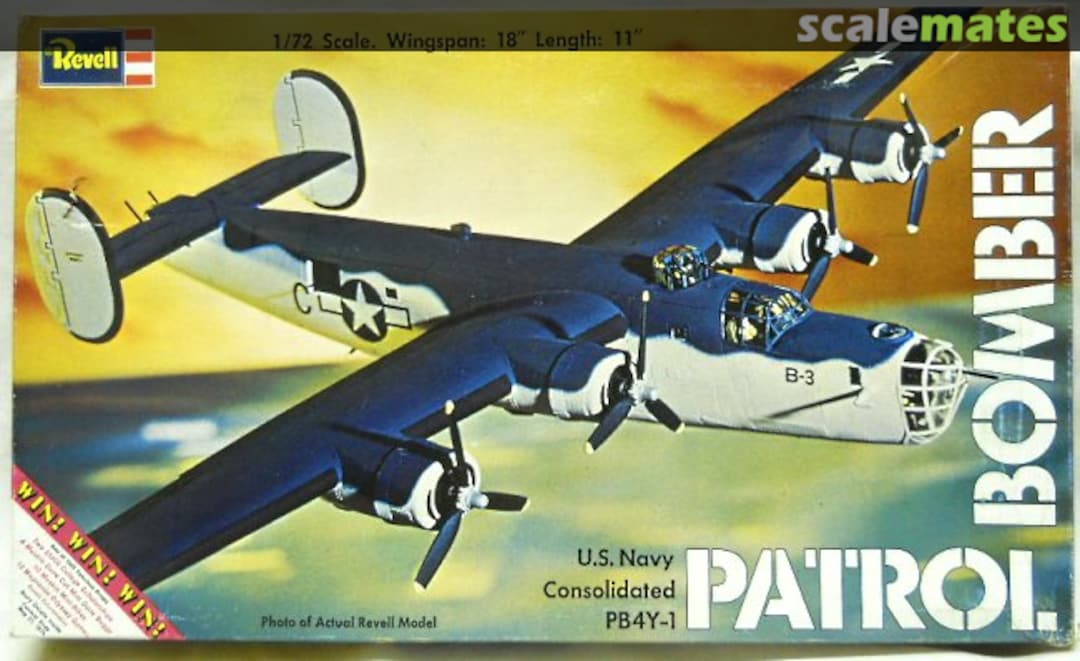 Boxart U.S. Navy Consolidated PB4Y-1 Patrol Bomber H-205 Revell Boxart U.S. Navy Consolidated PB4Y-1 Patrol Bomber H-205 Revell
