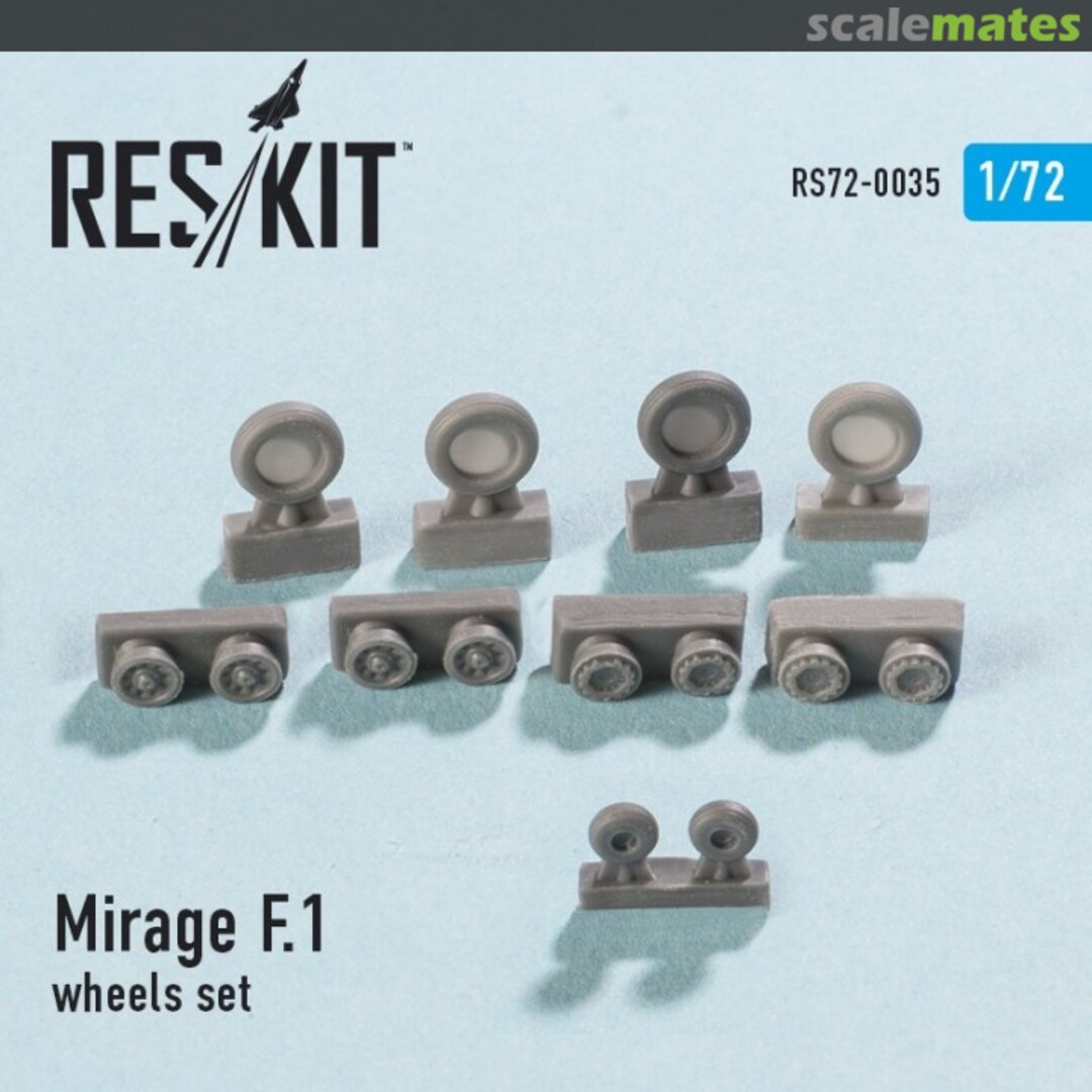 Boxart Mirage F.1 - Wheels Set RS72-0035 ResKit Boxart Mirage F.1 - Wheels Set RS72-0035 ResKit