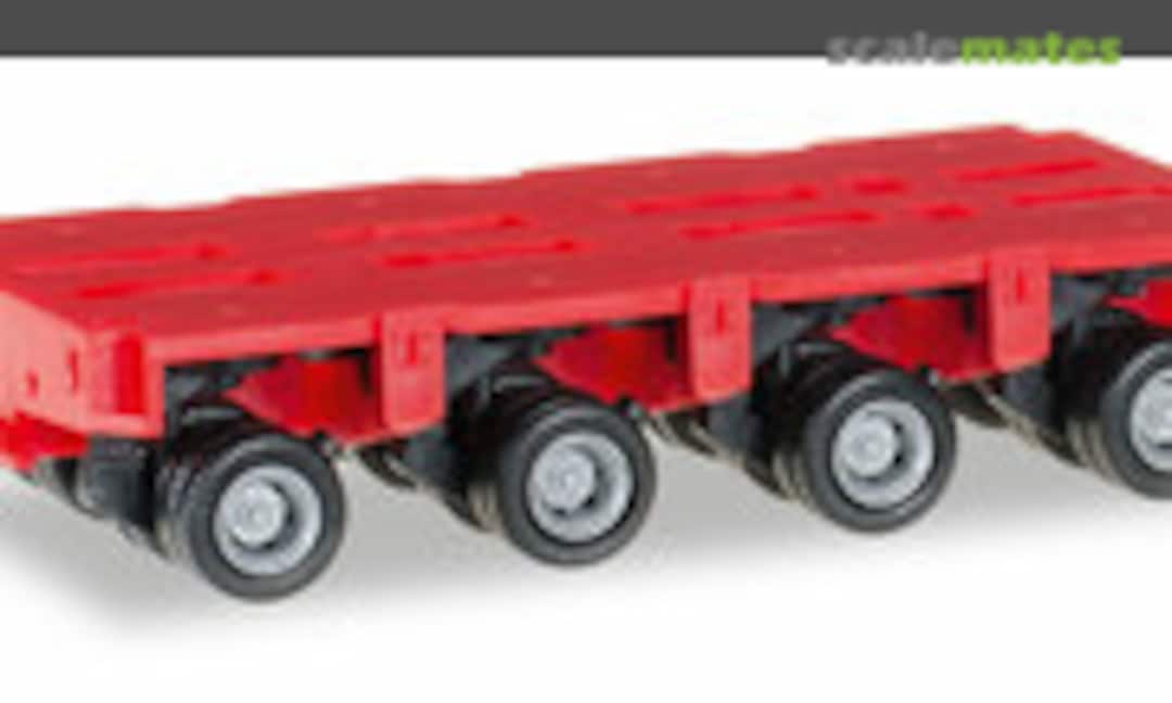 Goldhofer axles THP-SL 4a, red (Herpa 053518-002)