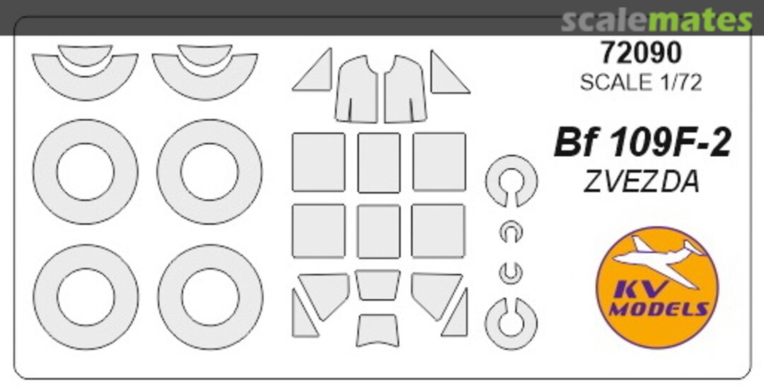 Boxart Messerschmitt Bf 109F-2 72090 KV Models Boxart Messerschmitt Bf 109F-2 72090 KV Models
