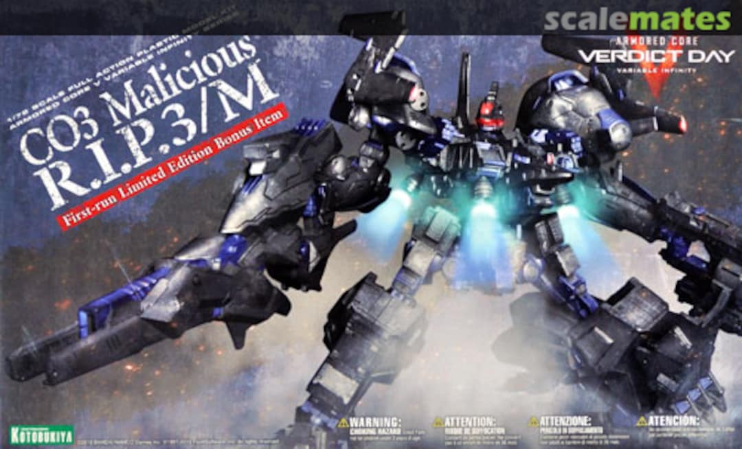 Boxart CO3 Malicious R.I.P.3/M VI077 Kotobukiya