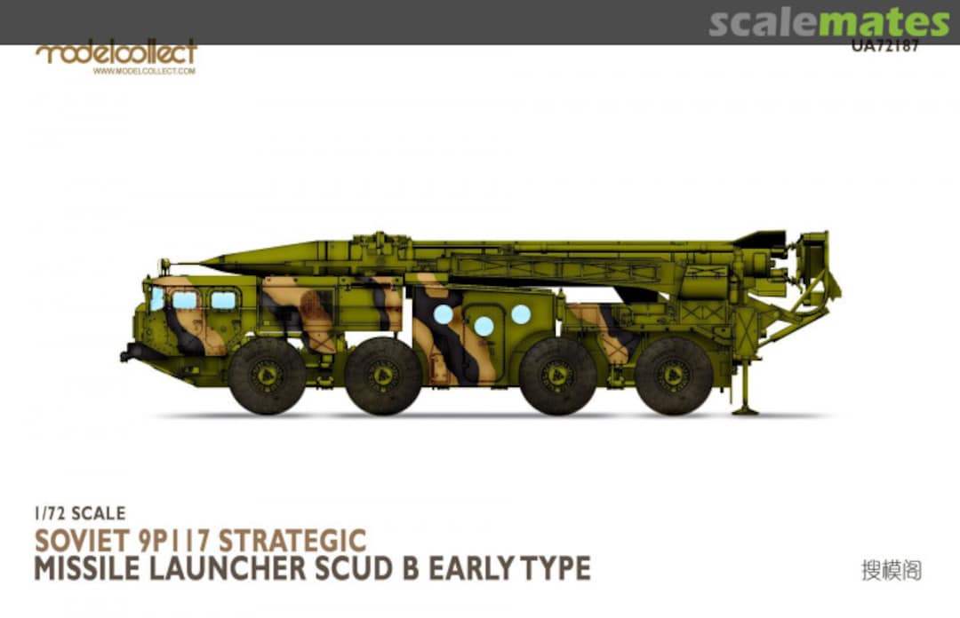 Boxart 9P117 Strategic Missile Launcher SCUD B UA72187 Modelcollect Boxart 9P117 Strategic Missile Launcher SCUD B UA72187 Modelcollect