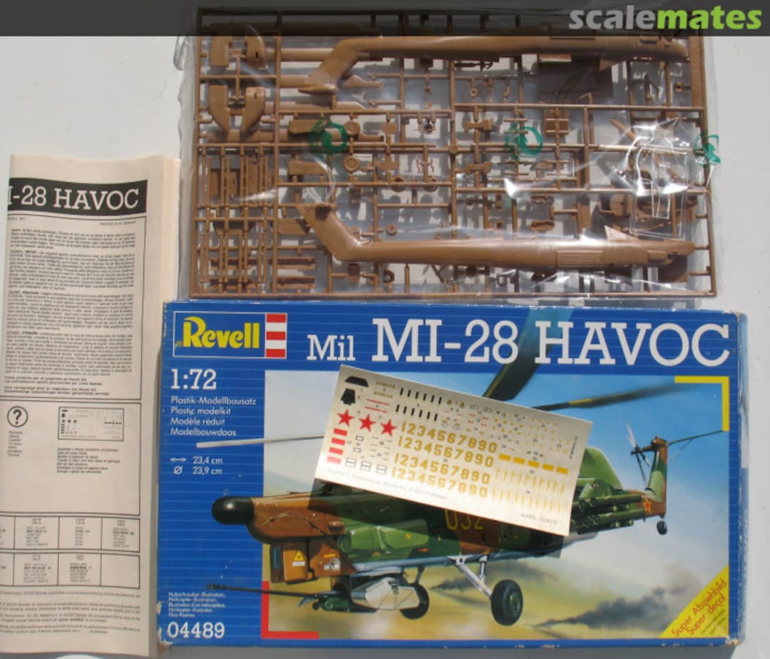 Contents Mil MI-28 Havoc 04489 Revell Contents Mil MI-28 Havoc 04489 Revell