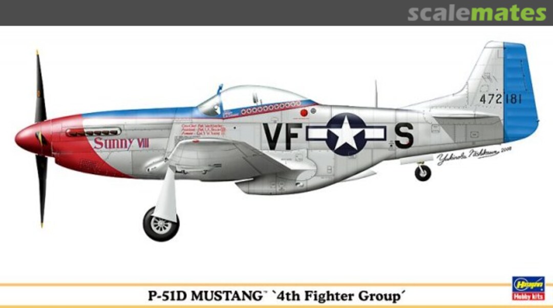 Boxart P-51D Mustang `4th Fighter Group´ 09886 Hasegawa Boxart P-51D Mustang `4th Fighter Group´ 09886 Hasegawa