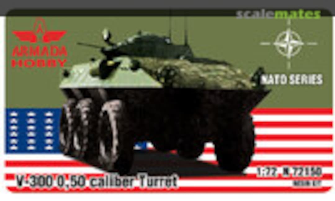 1:72 V-300 6x6 APC with '50 cal. Turret (Armada Hobby N72150) N72150