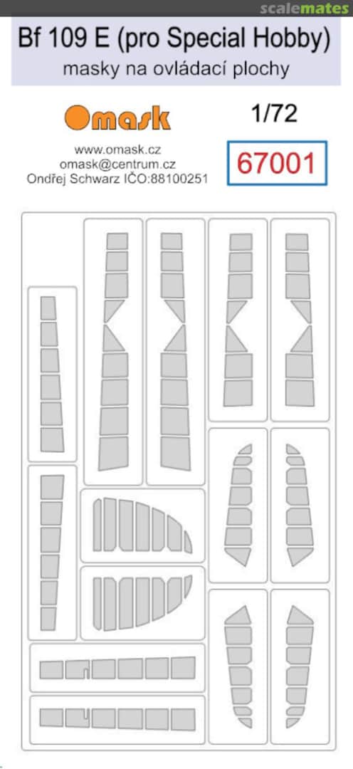 Boxart Messerschmitt Bf 109E 67001 Omask Boxart Messerschmitt Bf 109E 67001 Omask