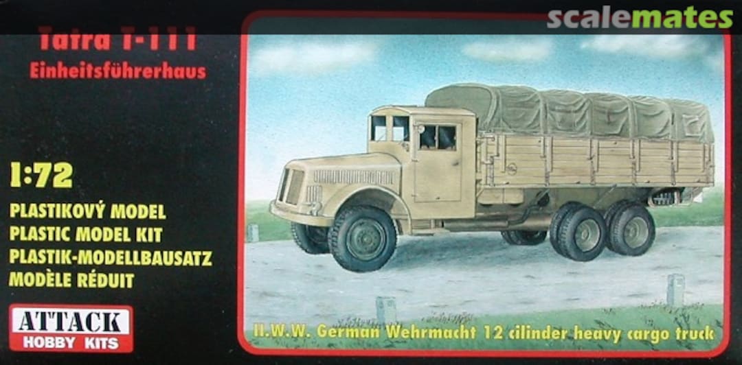 Boxart Tatra T-111 Einheitsführerhaus 72836 Attack Hobby Kits Boxart Tatra T-111 Einheitsführerhaus 72836 Attack Hobby Kits