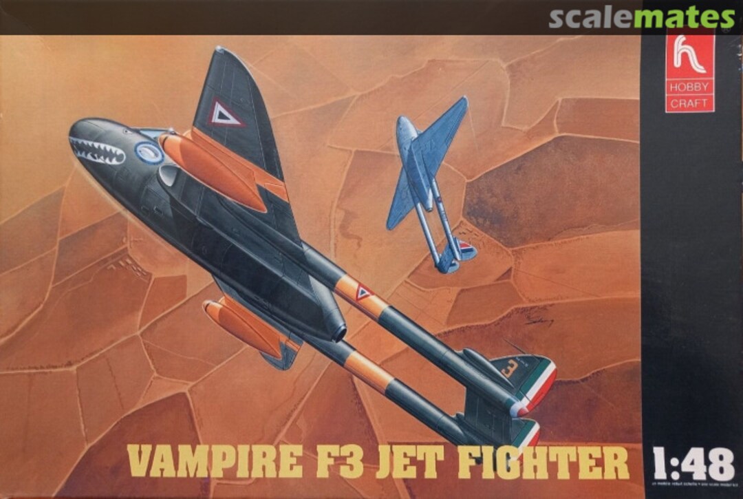 Boxart Vampire F.3 Jet Fighter HC1549 Hobbycraft