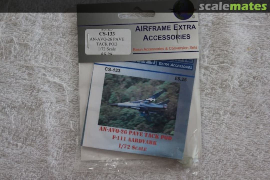 Boxart AN-AVQ-26 Pave Tack Pod CS-133 Airframe Boxart AN-AVQ-26 Pave Tack Pod CS-133 Airframe