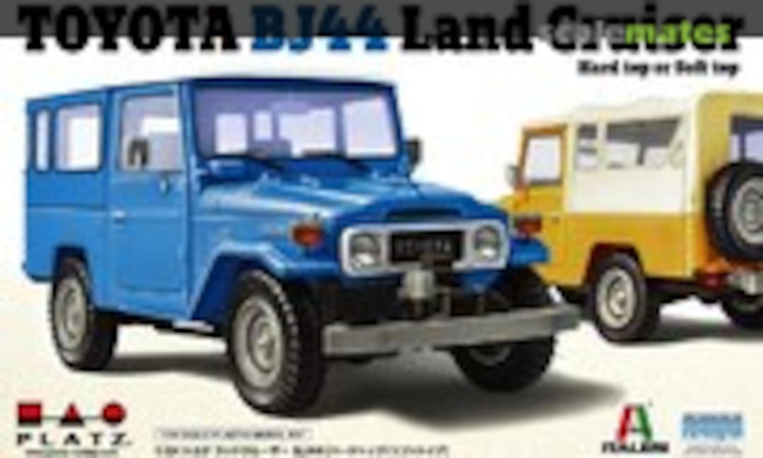 1:24 Toyota BJ44 Land Cruiser Hard top or Soft top (Platz PIT004)