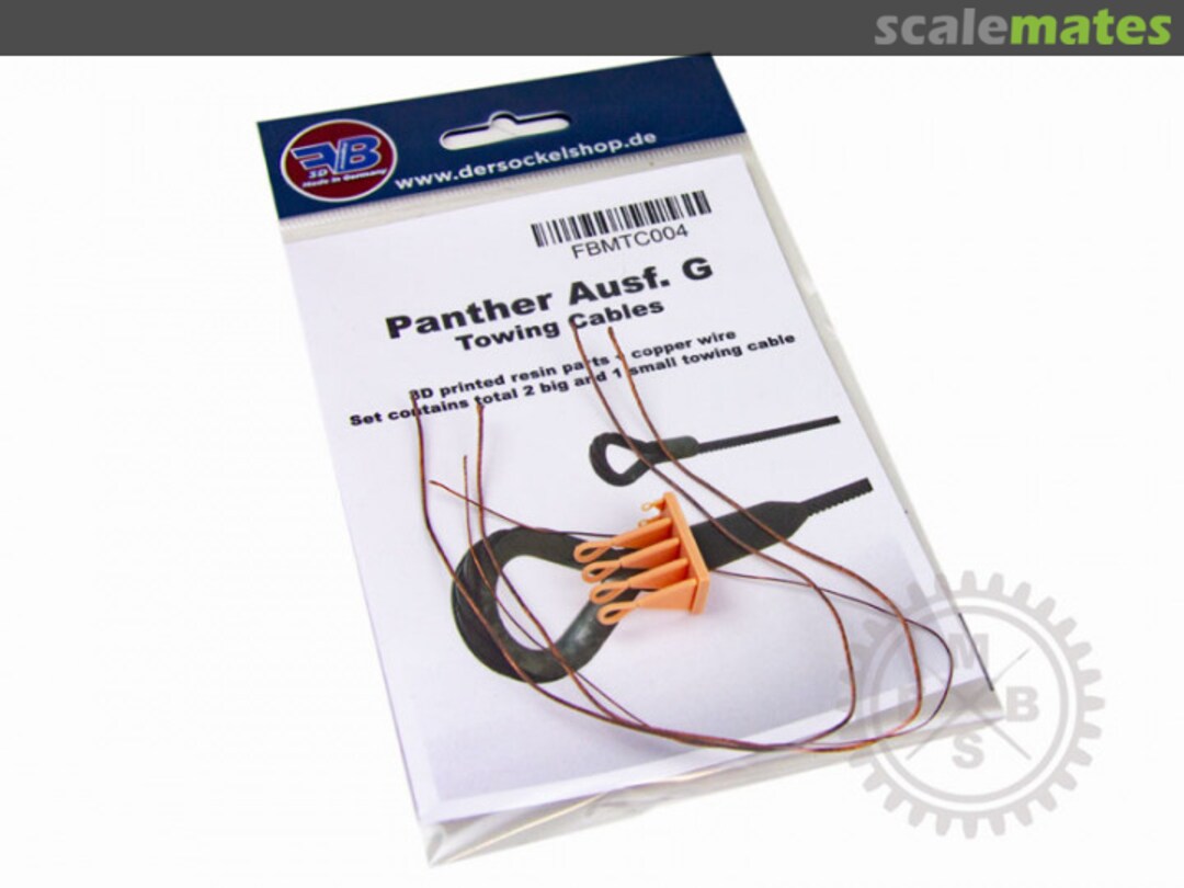 Boxart Panther Ausf. G Towing Cables FBMTC004 FB Modelling Boxart Panther Ausf. G Towing Cables FBMTC004 FB Modelling