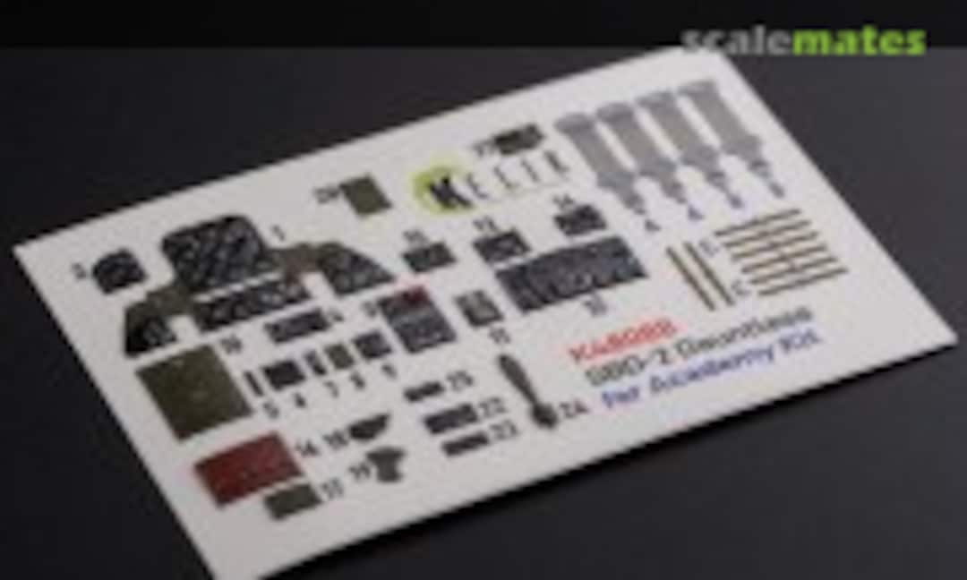 1:48 SBD-2 Dauntless interior 3D decals (Kelik K48088) K48088