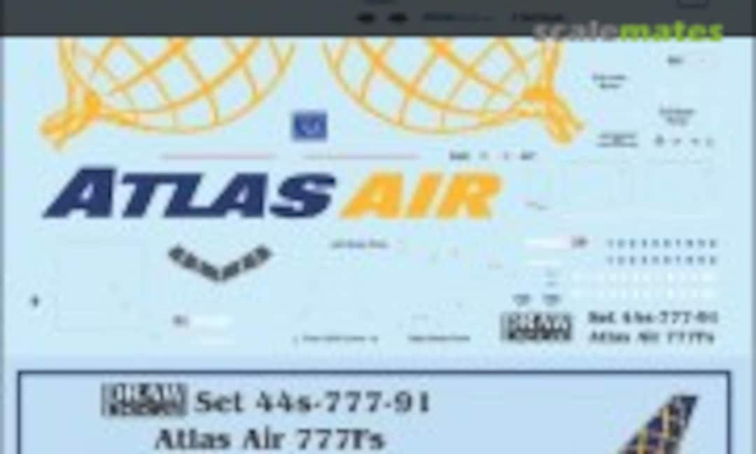 1:144 Atlas Air 777-200Fs (Draw Decal 44-777-91) 44-777-91