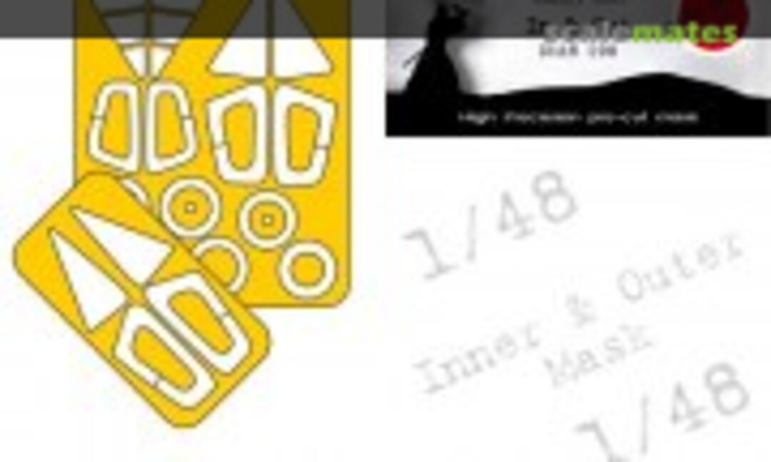 1:48 F-102 Delta Dagger Canopy Mask In & Out (DEAD Design Models NM48296) NM48296