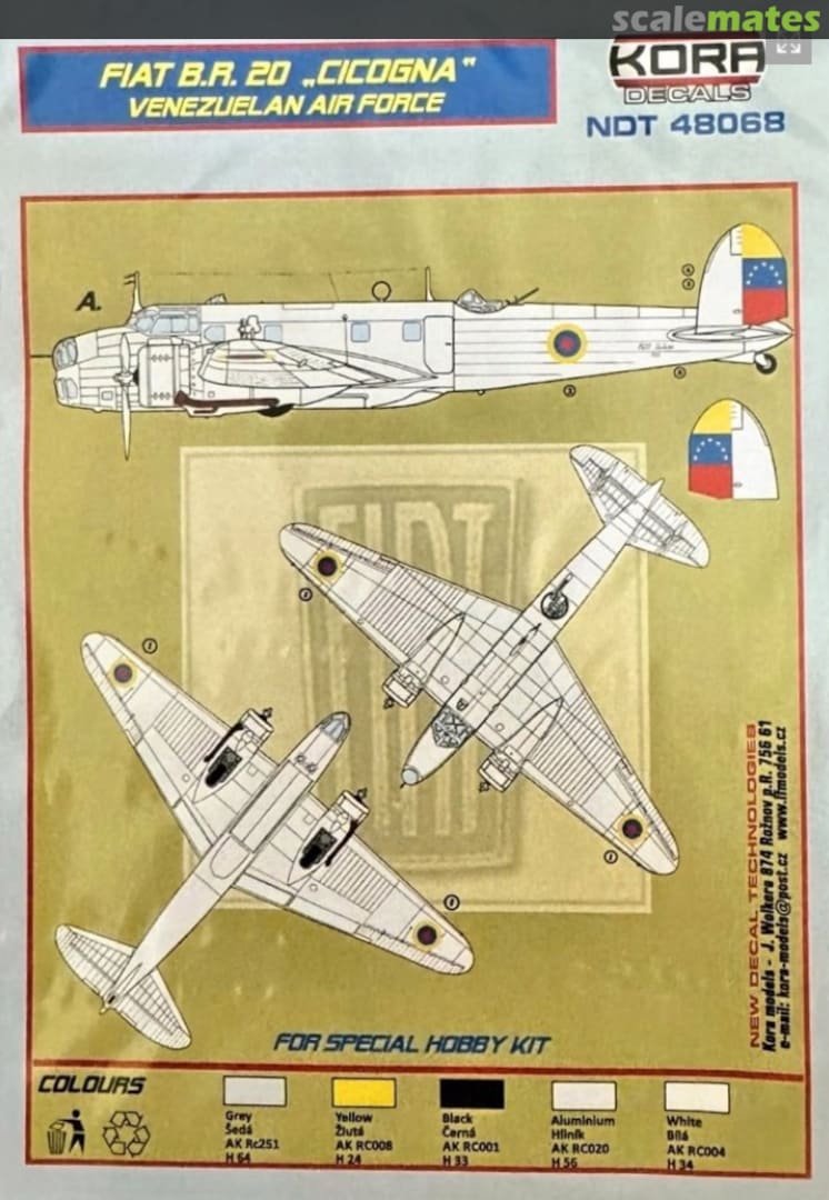 Boxart Fiat B.R. 20 "Cicogna" NDT48068 Kora Models Boxart Fiat B.R. 20 "Cicogna" NDT48068 Kora Models