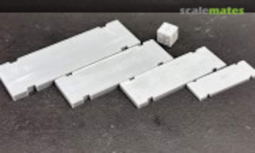 1:25 Concrete road slab 1x2m - type 2 (EMP3d 25120814-20) 25120814-20