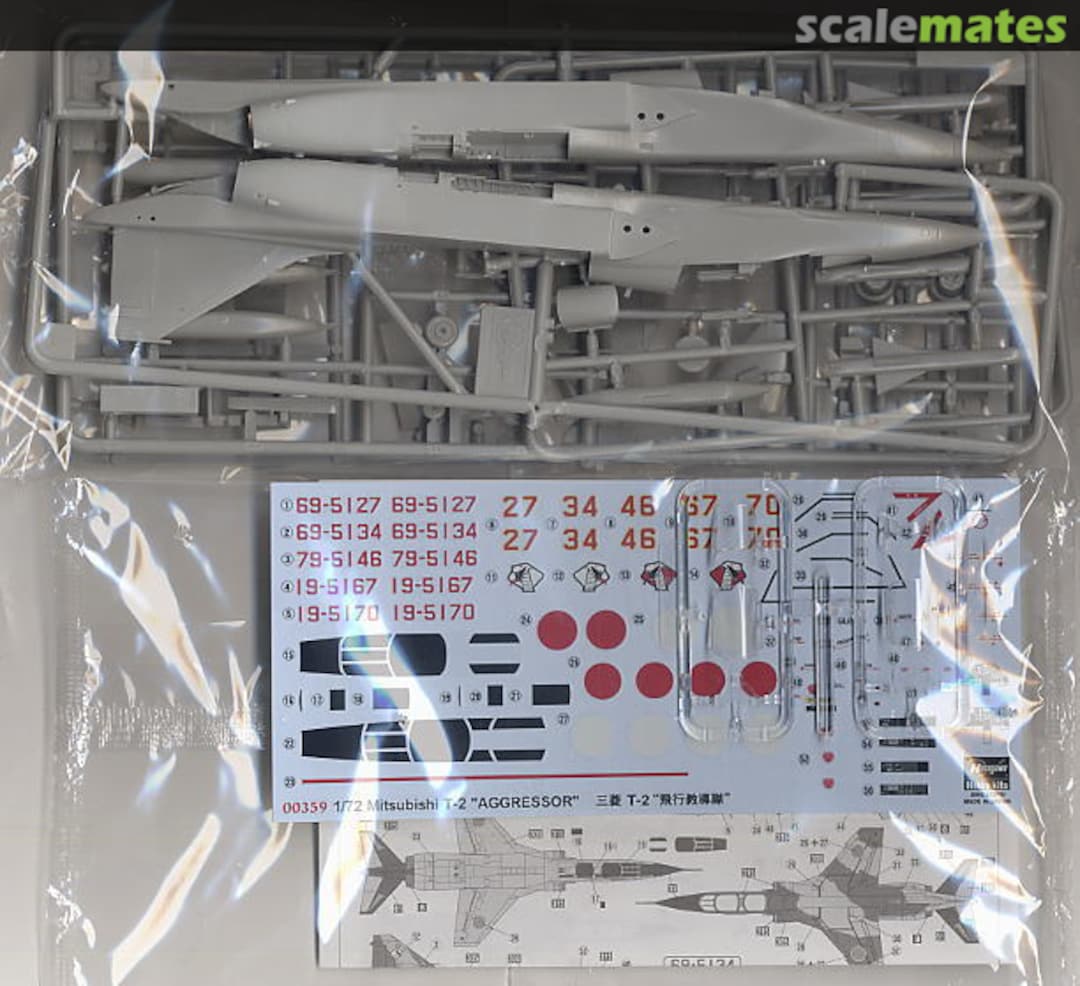 Contents Mitsubishi T-2 'Aggressor' 00359 Hasegawa