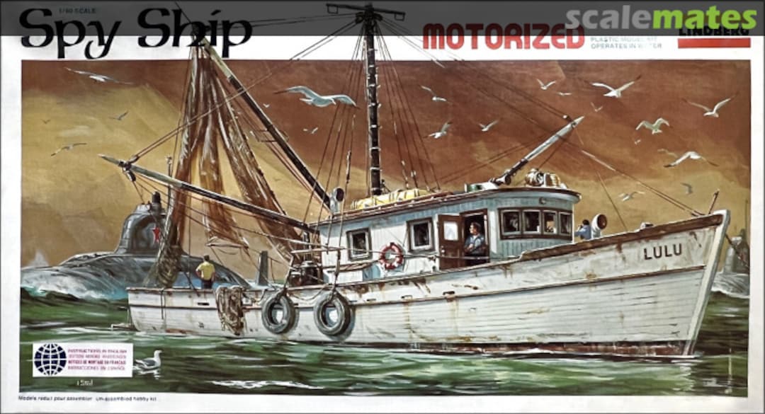 Boxart Spy Ship 7413 Lindberg Boxart Spy Ship 7413 Lindberg