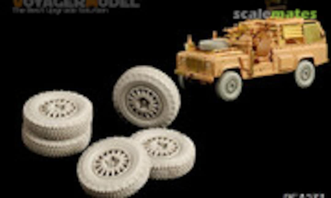 1:35 Modern Land Rover Weighted Road Wheels Type.2 (Voyager Model PEA277) PEA277