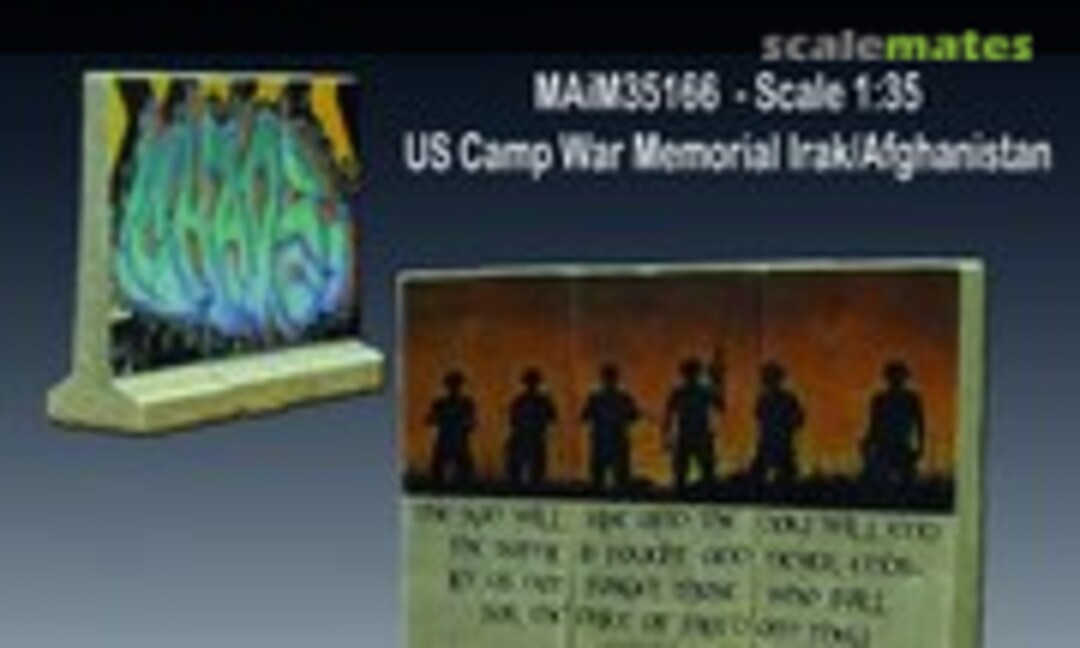 1:35 US Camp War Memorial Irak/Afghanistan (MAiM MAIM35166) MAIM35166