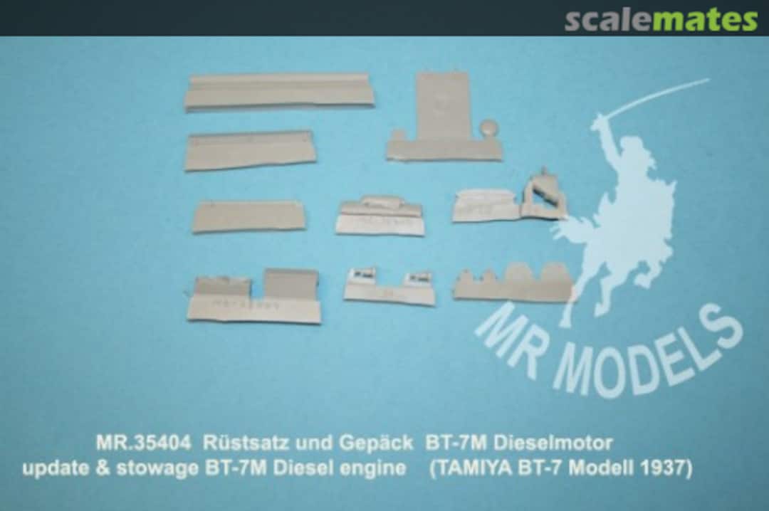 Boxart Rüstsatz und Gepäck BT-7 M Dieselmotor MR-35404 MR Modellbau Boxart Rüstsatz und Gepäck BT-7 M Dieselmotor MR-35404 MR Modellbau