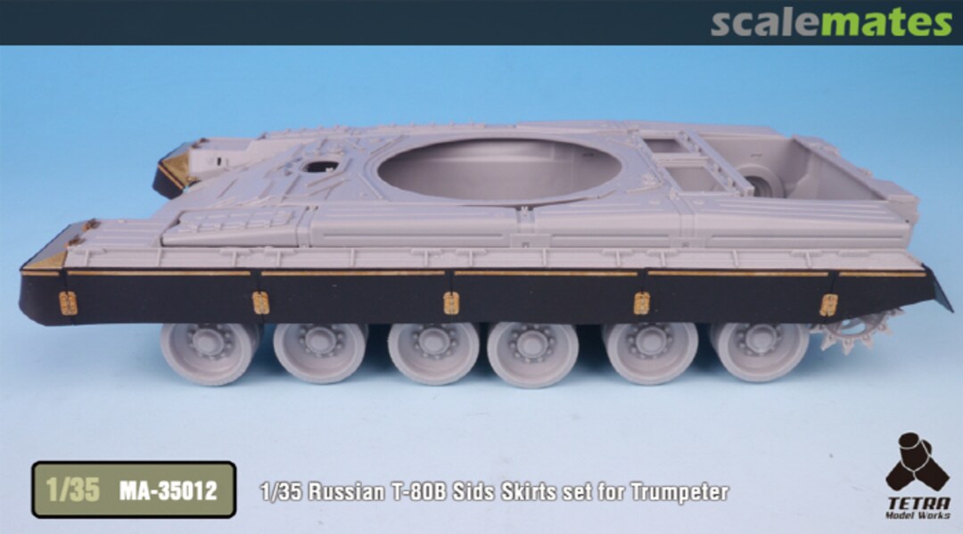 Boxart Russian T-80B Side Skirts set MA-35012 Tetra Model Works Boxart Russian T-80B Side Skirts set MA-35012 Tetra Model Works
