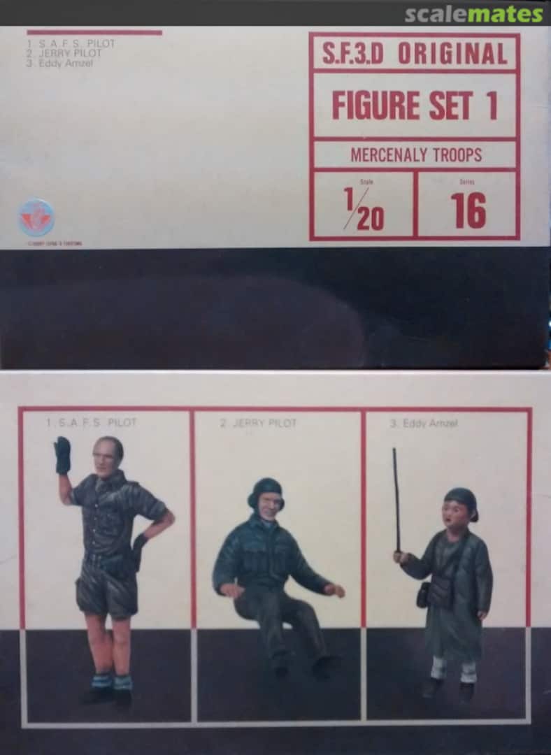 Boxart Figure Set 1 Mercenary Troops SF3D Series 16 Nitto Boxart Figure Set 1 Mercenary Troops SF3D Series 16 Nitto