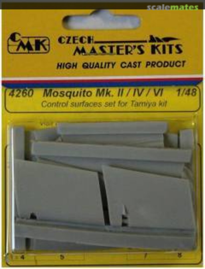 Boxart Mosquito Mk.II/IV/VI-Control Surfaces 4260 CMK Boxart Mosquito Mk.II/IV/VI-Control Surfaces 4260 CMK