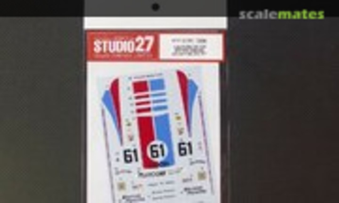 1:24 Porsche 934 "PETER GREGG" #61 DAYTONA 24h 1977 (Studio27 ST27-DC980) ST27-DC980