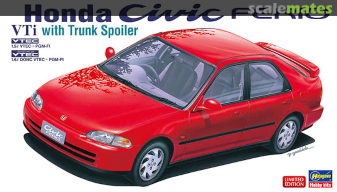 Boxart Honda Civic Ferio VTi with Trunk Spoiler 20348 Hasegawa Boxart Honda Civic Ferio VTi with Trunk Spoiler 20348 Hasegawa