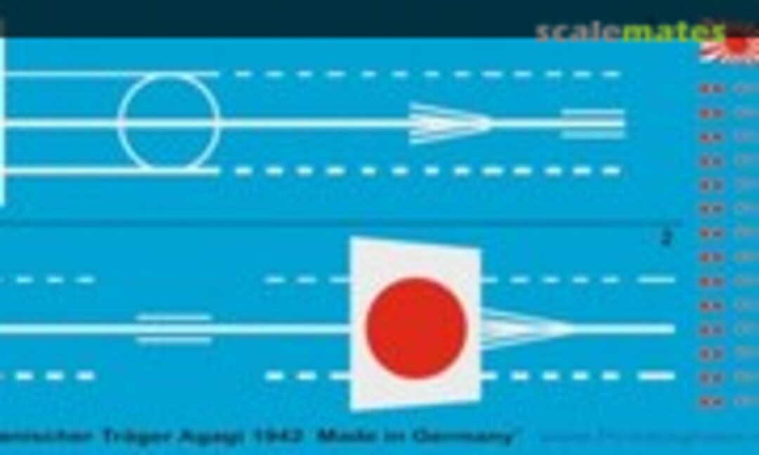 1:700 Japanese Carrier Akagi (Peddinghaus-Decals 700 3228) 700 3228