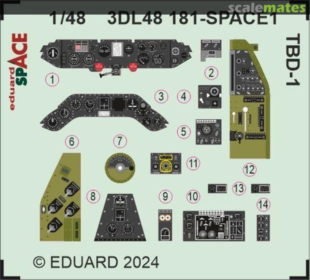 Boxart TBD-1 SPACE HOBBY BOSS 3DL48181 Eduard Boxart TBD-1 SPACE HOBBY BOSS 3DL48181 Eduard