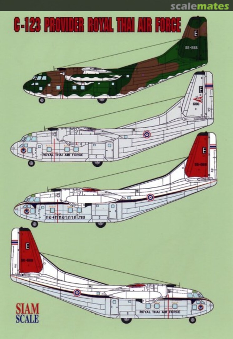 Boxart C-123 Provider 72034 Siam Scale Boxart C-123 Provider 72034 Siam Scale