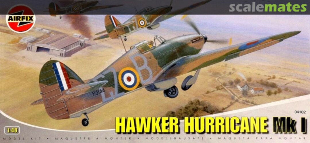 Boxart Hawker Hurricane Mk I 04102 Airfix Boxart Hawker Hurricane Mk I 04102 Airfix