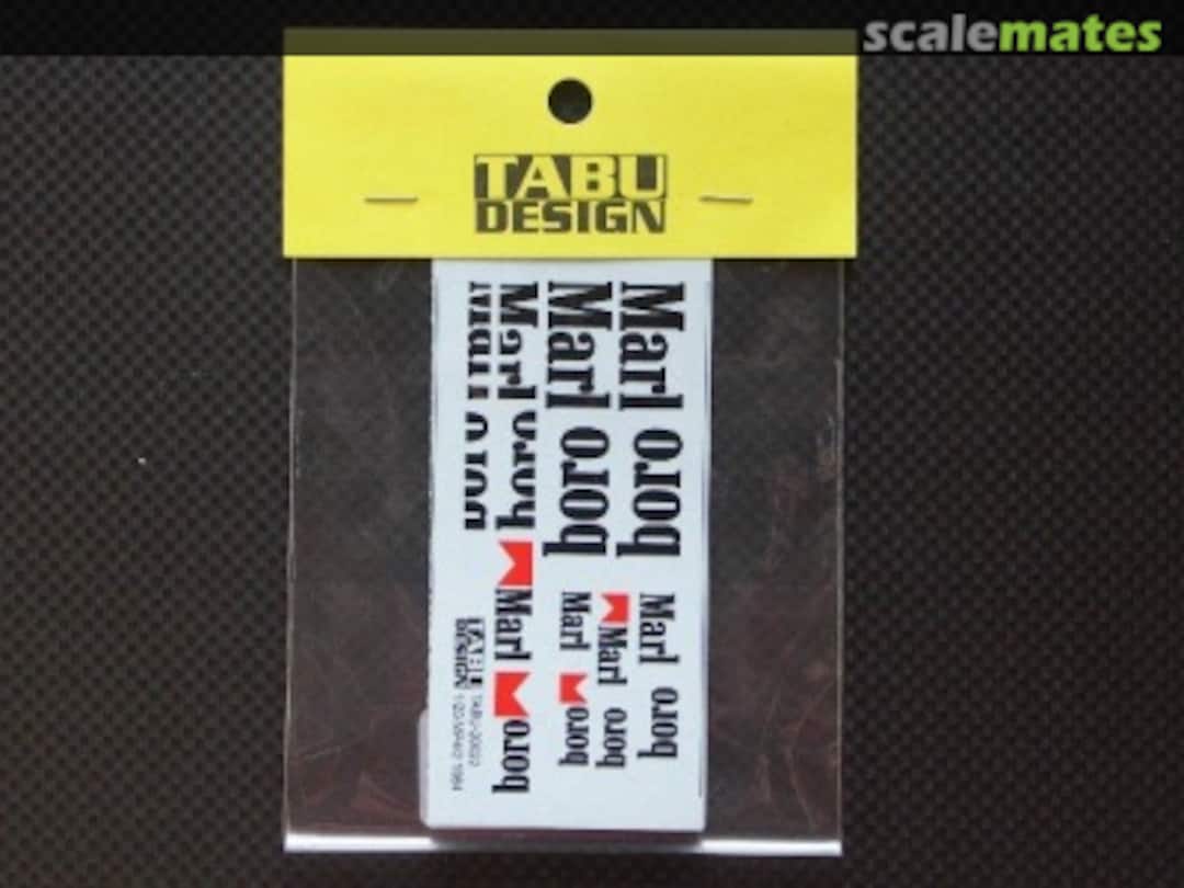 Boxart McLaren MP4/2 Tobacco Decal TABU20022 Tabu Design Boxart McLaren MP4/2 Tobacco Decal TABU20022 Tabu Design