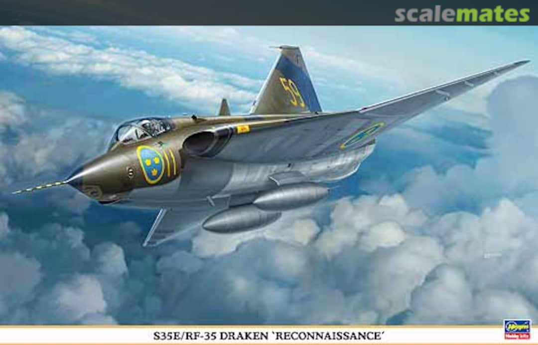 Boxart S35E/RF-35 Draken `Reconnaissance´ 09872 Hasegawa Boxart S35E/RF-35 Draken `Reconnaissance´ 09872 Hasegawa