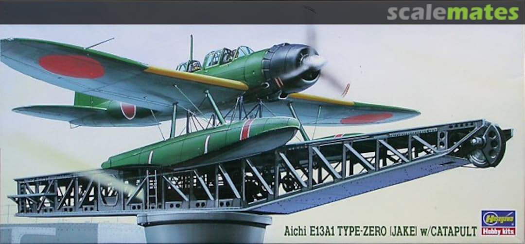 Boxart Aichi E13A1 Type-Zero (Jake) w/Catapult 51830 Hasegawa
